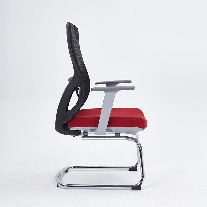 Popular Staff Visitor Chair Conference Room Reception Guest Mesh Office Chair Without Wheels