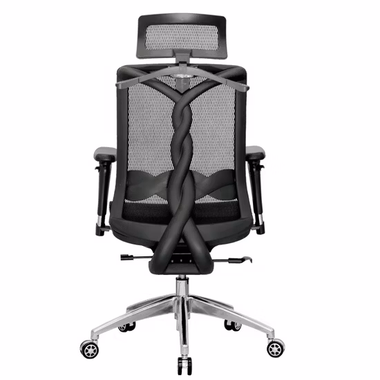 Sedia da ufficio in rete resistente in tessuto resistente con bracciolo morbido e confortevole all'ingrosso con ruote